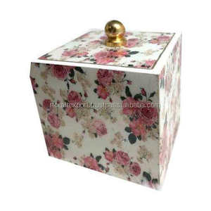 Esmalte joyería caja de madera colección joyería regalo caja de comida seca - Product Image 3