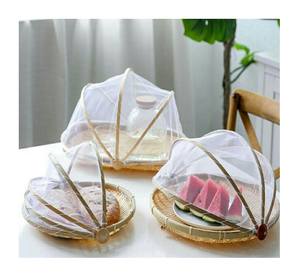 ฝาปิดถาดไม้ไผ่สานเป็นของที่ใช้บนโต๊ะอาหารหลายขนาดจากงานฝีมือเวียดนาม - Product Image 5