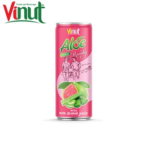 250ml chất lượng tốt nhất BRC chứng nhận OEM bán buôn làm mới không đường nước ép ổi với Aloe Vera puree loại mẫu miễn phí - Product Image 1
