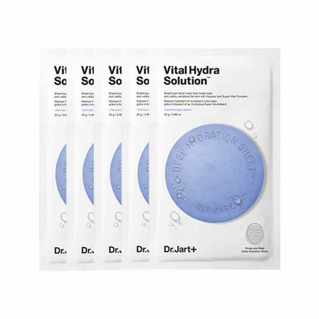 Mask Sheet Korean Sheet Face Sheets Dr Jart Dermask Water Jet Vital Hydra Solution