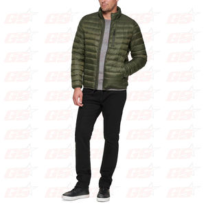 Piumino imbottito maschio esterno <span class=keywords><strong>con</strong></span> Logo personalizzato OEM cappotto caldo da uomo invernale - Product Image 1