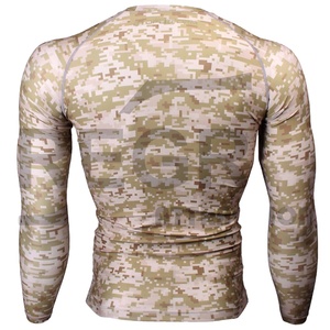 Protector de sarpullido mma de compresión, manga larga, estampado por sublimación, diseño OEM - Product Image 1