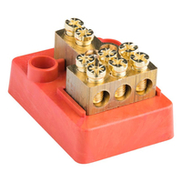 Bloc de distribution d'alimentation de haute qualité OEM, type vis, pour rail DIN, borne de connexion PCB, pour montage électronique, au prix d'usine