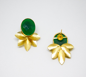Boucles d'oreilles en laiton pour filles et femmes, boucles d'oreilles faites à la main, nouvelle collection - Product Image 2