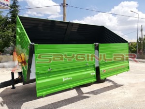 Remolque de alta calidad de 15 toneladas, remolque de 3 lados, TANDEM, de Turquía - Product Image 4