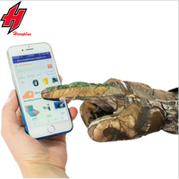 Guantes de caza antideslizantes para hombre, guantes elásticos de dedo completo para deportes al aire libre, pesca, tiro, Camuflaje, pantalla táctil, Invierno