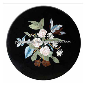Marble <b>Stone</b> Inlaid Marquetry <b>Table</b> <b>Top</b> - Product Image 1
