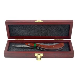 Rasoir de sûreté droit pour homme Ruya, approuvé ISO, instruments de beauté, manche en bois de santal rouge, lame en acier inoxydable, 28 dents - Product Image 3