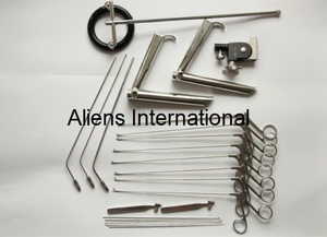 Juego de laringoscopia con retención automática para el pecho Fuente de alimentación manual hecha de acero - Product Image 3