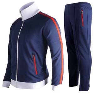 Conjuntos de Chándal de Invierno para Hombre, Tallas Grandes, Estilo Jogger, Color Liso, para Exteriores, Camisetas de Suéter, Trajes de Entrenamiento, Venta al por Mayor - Product Image 1