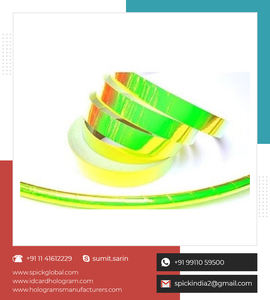 Vente chaude Personnalisé Multicolore PET Rubans Adhésifs 3D Holographique Fluorescent Arc-En-Autocollants Forte Adhérence Prix de Gros - Product Image 5