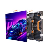 Layar dinding Video Led aluminium keluaran P3.81 P4.81 tinggi tahan air kecerahan tinggi 500*500mm 500*1000mm Tiongkok