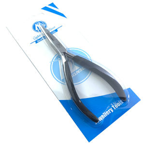 Pinzas con punta de goma, Punta curva recubierta de goma, suave, sin marco, punta plana, acero inoxidable, laboratorio Industrial - Product Image 2