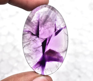 Cabujón de Amatista Estrella Trapiche Púrpura Natural de Alta Calidad para Joyería, Forma y Tamaño Personalizados - Product Image 4