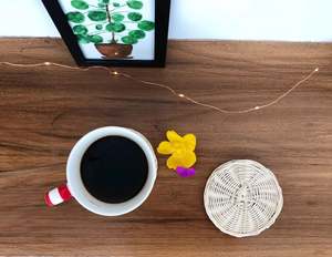 Rattan Coaster Set Natural Woven Design With Elegant Finished Perfect For Teacups Coffee Mugs And <b>Table</b> <b>Protection</b> Good Quality - Product Image 4