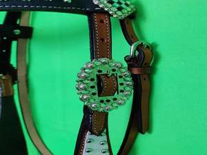 Y & Z alta calidad superior cuero caballo brida precio al por mayor herramientas manuales para uso ecuestre - Product Image 6