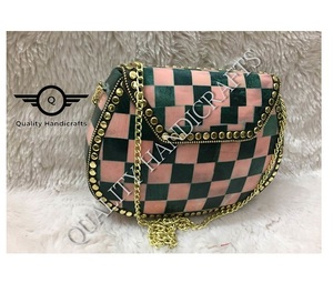 Nuevo y Exclusivo Bolso de Mano de Lujo con Diseño de Mosaico, Hecho a Mano con Resina y Metal, en Forma de Corazón, Multicolor, Regalo para Mujeres y Niñas, Artesanía India - Product Image 6