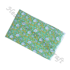 Tissu en coton patrimoine culturel tissu de course de 5 verges bloc à la main imprimé 100% tissu en voile de coton imprimé en bloc doux par cour - Product Image 2