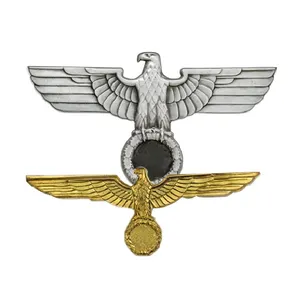 Pin de solapa de águila alemana de metal personalizado, forma de pájaro, regalo de nación, barato