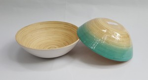 ชามสลัดธรรมชาติแบบนำกลับมาใช้ใหม่ได้,ชามมะพร้าวไม้ไผ่จากเวียดนาม - Product Image 3