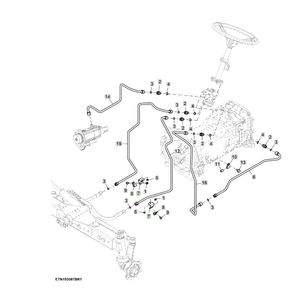 Support à usage intensif R109259 Pièce pour tracteur JD Idéal pour les applications de maintenance, de réparation et de montage d'équipement - Product Image 5