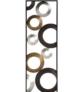 Décoration murale en panneaux géométriques, décoration murale suspendue faite à la main, décoration d'intérieur, salon, chambre à coucher, hôtel, restaurant - Product Image 1