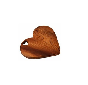 Plato de pizza con forma de corazón de madera de mango y tabla de cortar para uso doméstico en la cocina - Product Image 1