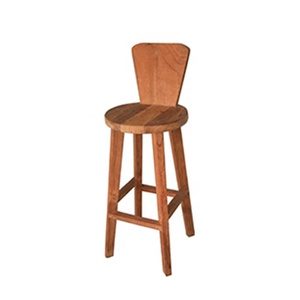 Latest Design Indonesia Natural Home Living Furniture and Decoration Aloha Recycled Wood Kitchen Outdoor Dining Bar High <b>Stool</b> - Product Image 1