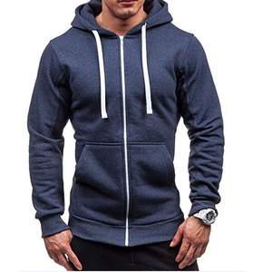 OEM-sudaderas deportivas para hombre, ropa deportiva para correr, con cremallera, diseño personalizado - Product Image 1