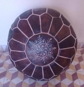 Pouf bohème marocain tendance 100% coton - Product Image 1