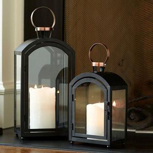 New Design <b>Black</b> Finished Metal Home Decorative Classic Design <b>Candle</b> Hanging <b>Lantern</b> Luxury <b>Candle</b> <b>Lantern</b> - Product Image 2