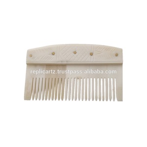 Nuevo peine para el cabello de hueso animal, 100% hecho a mano, material de cuerno natural, antiestático, desenreda el cabello sin esfuerzo, peine para peinar para hombres y mujeres - Product Image 4