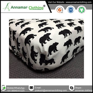 Drap de lit en coton biologique personnalisable pour bébé, vente en gros, literie pour bébé, fournisseurs certifiés GOTS provenant de l'inde, 100% - Product Image 6