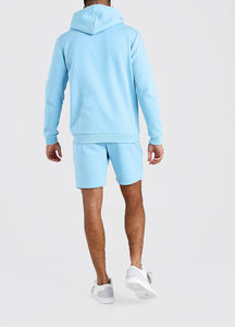 Logotipo personalizado de fábrica 2021 Conjunto corto informal para hombre Pantalones de chándal de gran tamaño de calidad Terry con sudaderas Chándal de invierno - Product Image 2