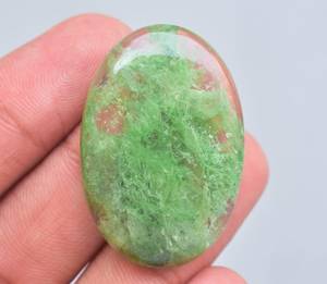 Green <b>Cherry</b> Quartz Cabochon Garden Moss Quartz Gemstone Wholesale Green Strawberry Aqua <b>Cherry</b> Quartz - Product Image 4