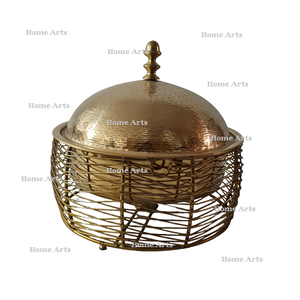 Plato para servir alimentos de acero inoxidable y hierro Diseño de tendencia Vajilla Calentador de alimentos Plato para servir para los más vendidos - Product Image 4