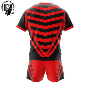 Maillot de rugby pour hommes en gros - Nom d'équipe personnalisé 100% polyester séchage rapide et respirant Impression numérique Bretelles réglables Service OEM - Product Image 5