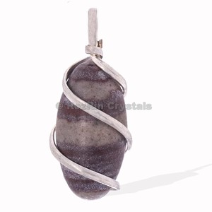 ซื้อออนไลน์จี้ห่อ Narmada Lingam: จี้ห่อ Narmada Lingam สำหรับขาย - Product Image 1
