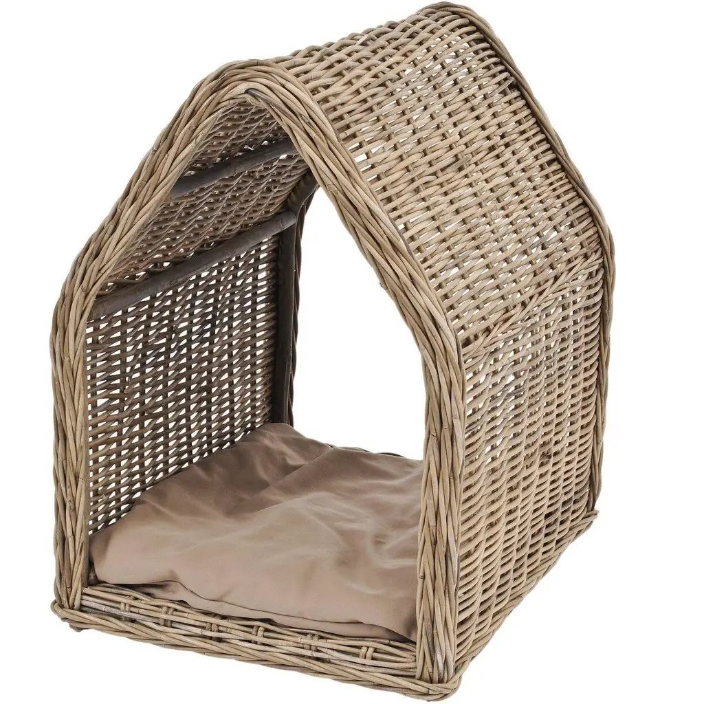 Üretim Rattan Pet House/el yapımı rattan dokuma kedi yuva evi köpek ucuz fiyat ile kökenli Vietnam/ Shyn tran + 84382089109