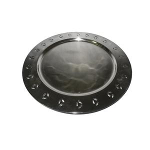 Assiettes de présentation en or faites à la main de qualité supérieure Assiette de présentation en métal pour décoration de mariage - Product Image 5