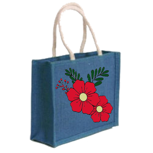 Tote Fashion Bolsas de compras de yute grandes con asa de cuerda Novation Bag & Gift Bags Precio barato Fabricado en West Bengal India - Product Image 1