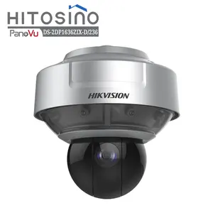 HITOSINO Hik OEM PanoVu 360 derajat panorama 36x PTZ 3D penentuan posisi 360 kamera IP pengawasan keamanan