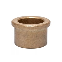 Roulement à bride à manchon métallique personnalisé DU SF1 Douille de frittage en acier inoxydable à bas prix Douille de métallurgie des poudres chromée