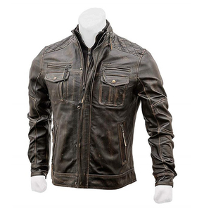 Chaqueta de moda informal para hombre, nuevo modelo de alta calidad de piel auténtica con diseño moderno - Product Image 2