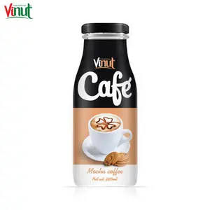 280ml VINUTボトルソフトドリンクプライベートラベル飲料モカコーヒー卸売価格100% ピュア