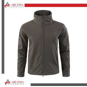 2024 OEM logotipo personalizado de alta calidad ropa de trabajo al aire libre invierno cálido cortavientos impermeable Softshell chaquetas para hombres - Product Image 3