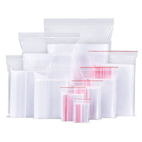 Sacs Ziplock Transparents en LDPE en Gros, Sacs d'Emballage en Plastique Clair Imperméables avec Fermeture Éclair