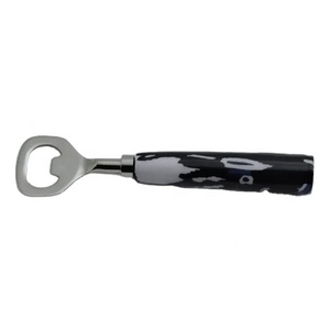 Argent Métal Ouvre-bouteille avec de la Résine Poignée Couleur Personnalisée Logo De Luxe Hôtel De Mariage Vente Chaude Faible QUANTITÉ MINIMALE DE COMMANDE - Product Image 1