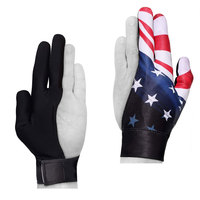 Gants de billard/snooker personnalisables Geo Brother, hiver, 3 doigts, antidérapants, unisexe, pour droitiers/gauchers, logo personnalisé