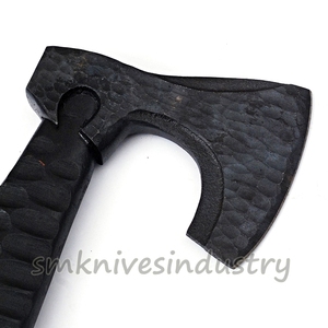 Hacha vikinga personalizada, hacha con Funda de cuero, mango de madera nórdico, para caza y acampada al aire libre, Smk1947 - Product Image 5